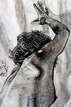 Aphrodite Rising by T.Mallon - Charcoal and Chalk - Right Shoulder