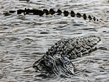 Incongruous Deliberation [Pending Climate Calamity] - Approaching Croc (detail)