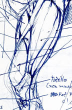 Leg Anatomy by T.Mallon - Ballpoint on Paper - Medial Thigh (detail)