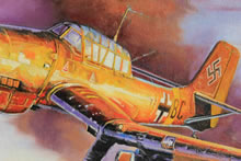 Copy of Nicolas trudgian's Battle of Kursk, Copy by Tom Mallon, Oil on Canvas, Detail of JU-87J 