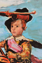 Baltasar Carlos by Tom Mallon, 45.5 x 56 inches - Detail of Portrait