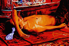 The Red Room by T.Mallon - Figure in Repose (detail 3)