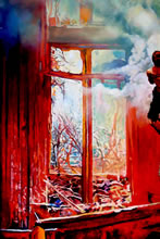 The Red Room by T.Mallon - Center Window