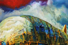 The Red Room by T.Mallon - The Airship (detail)