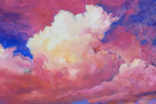 Sandia by Tom Mallon, Oil of Canvas, 48 by 30 inches - Sandia, Detail of Clouds