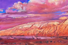 Sandia by Tom Mallon, Oil of Canvas, 48 by 30 inches - Upper Left Canvas