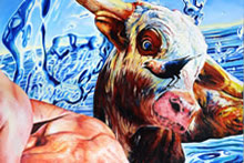 Cattle of the Sun by T.Mallon - Naiad's Water Plasma and Cow