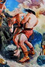 Heracles Frees Prometheus by T.Mallon - Freeing Prometheus