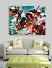 The Fall of icarus by T. Mallon - Painting in Scale