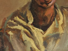 Tom Mallon: Portrait of James Butler - Detail of Shirt