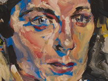 Tom Mallon: Portrait of Mona LaPierre-Stratos, Acrylic on Canvas - 16 x 20 inches - Face