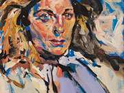 Tom Mallon: Acrylic on Canvas - Mona LaPierre-Stratos