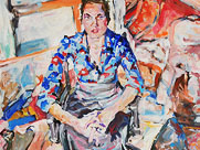 Tom Mallon: Acrylic on Canvas - Beth