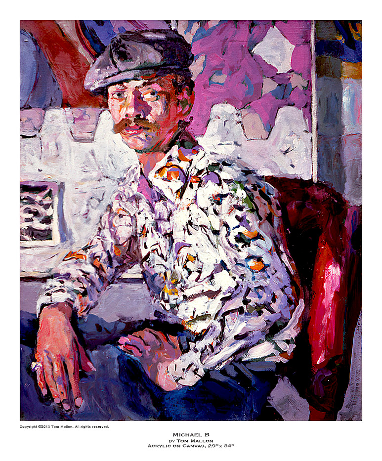 Tom Mallon: Acrylic on Canvas "Andy" - 16" x 20"