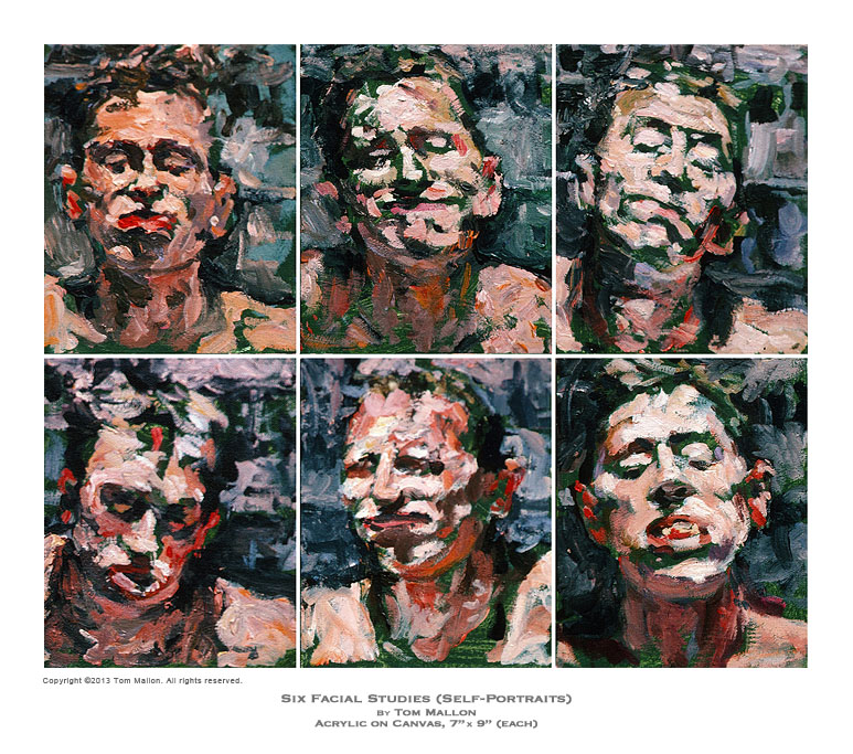 Tom Mallon: Acrylic on Canvas "Andy" - 16" x 20"