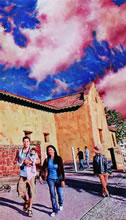 Santuario de Guadalupe by Tom Mallon, Oil on Canvas - 42 x 22 inches - Right Side of Canvas