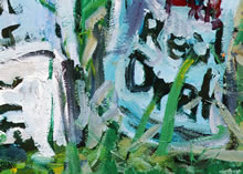 Piels Real Draft by Tom Mallon, Acrylic on Canvas 16 x 14 inches, Detail 03
