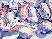 Potatoes by Tom Mallon - Acrylic on Canvas