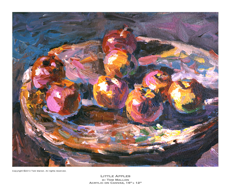 Tom Mallon: Acrylic on Canvas: "Clay Study" - 24" x 23"